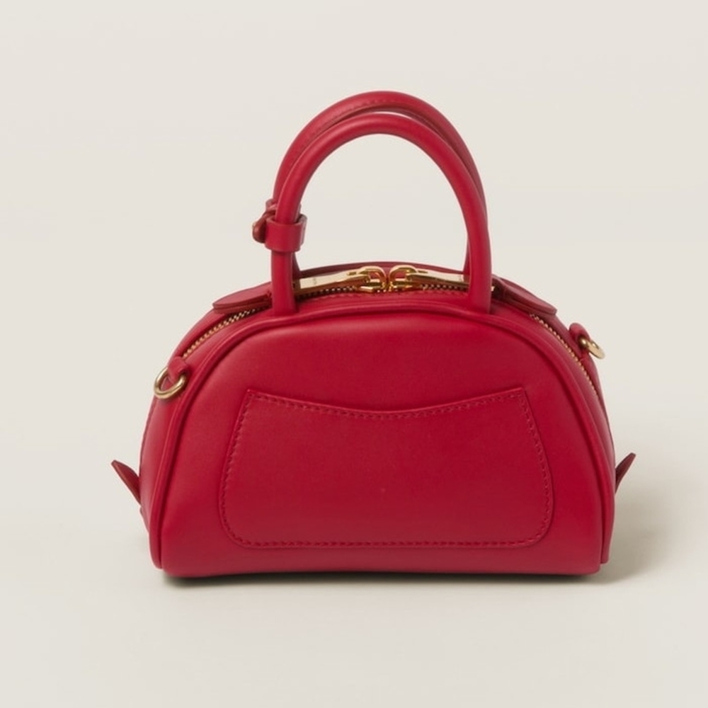 Miu Miu Top Handle Bag Red - image 3